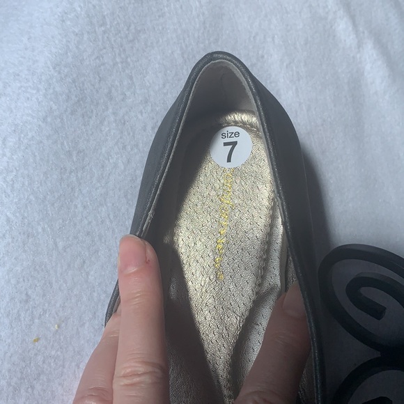 *Comfort View Charcoal Flats with tassels SZ.7 - Picture 4 of 8